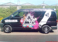 H2O Van Branding
